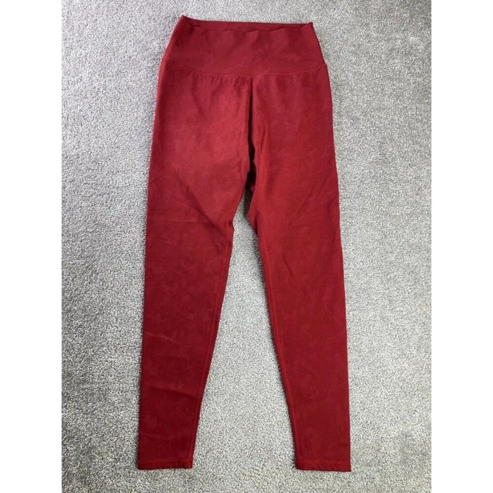 BuffBunny Activewear Leggings Women’s Medium Red Cropped
